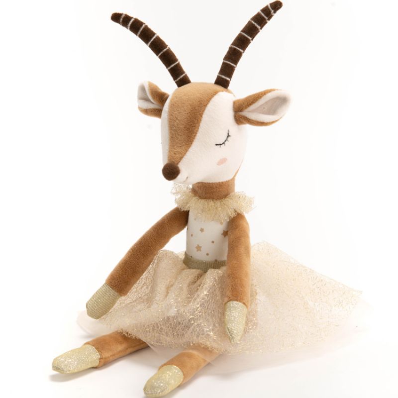 Peluche Isabelle la gazelle (47 cm) Amadeus Les Petits