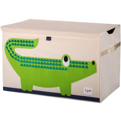 Coffre à jouets caisse de rangement Crocodile  par 3 sprouts