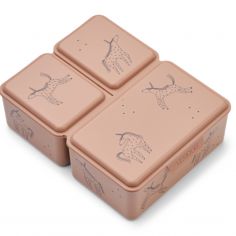 Lunch box à compartiments Driss Unicorn Pale Tuscany - Liewood
