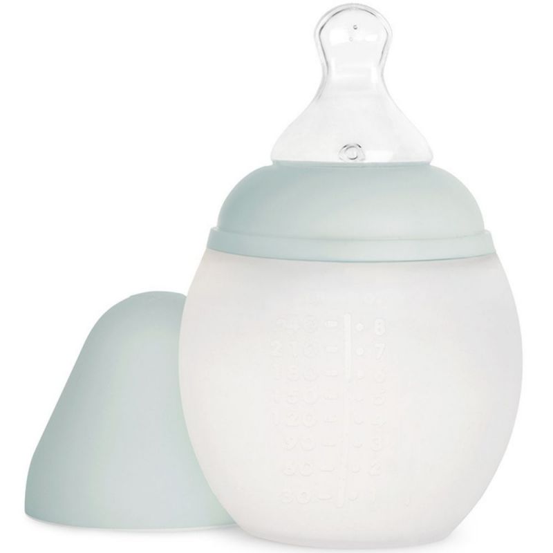 Biberon anti-colique en silicone ivy green (240 ml) Elhée Produit ouvert 1