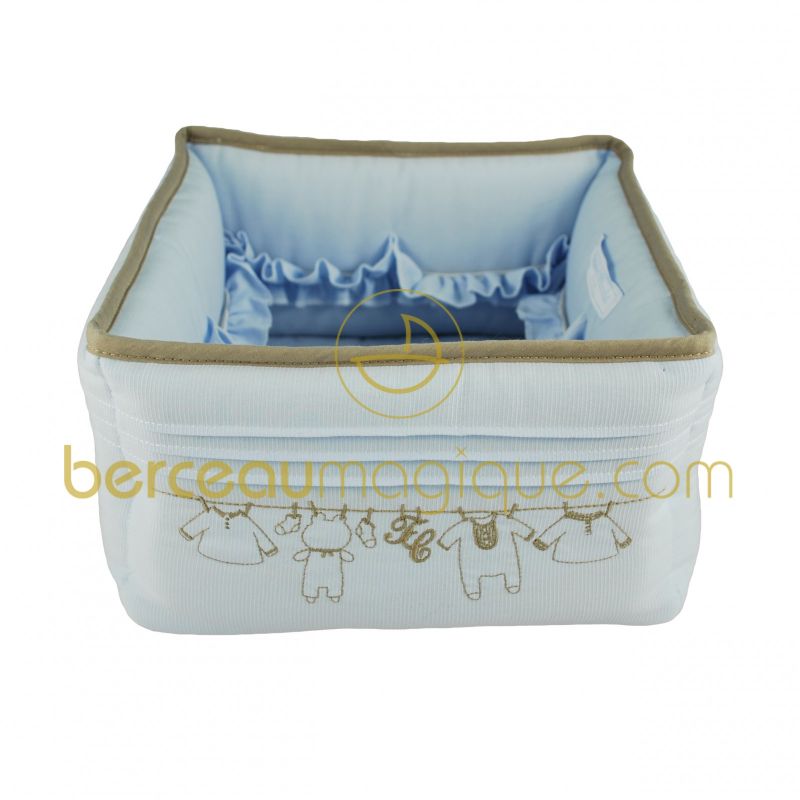 Panier nurserie ciel Trousseau Tartine et Chocolat