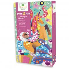 Coffret 3 mosaïques Licorne - Sycomore