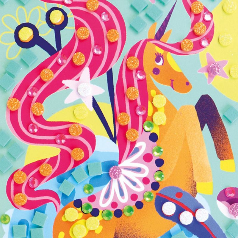 Coffret 3 mosaïques Licorne Sycomore Produit 7