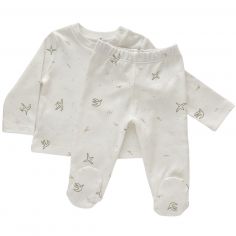 Pyjama en coton bio L'Envolée (1 mois) - Kadolis