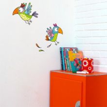 Stickers muraux les perroquets  par Série-Golo