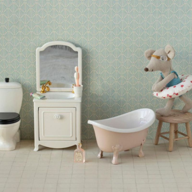 Baignoire Souris Rose Maileg Ambiance 3