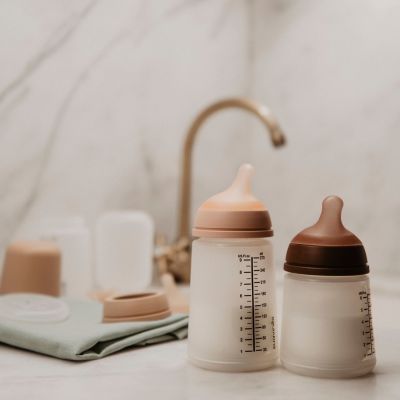 Lot de 2 tétines anti-colique pour biberon Zerø.Zerø Débit Rapide - L Medium