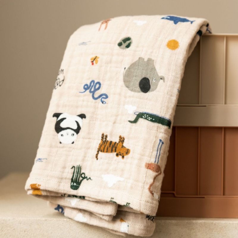 Lot de 2 langes Lewis Around the world (65 x 65 cm) Liewood Ambiance 2