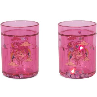 Lot de 2 gobelets à paillettes Licorne  par Konges Slojd