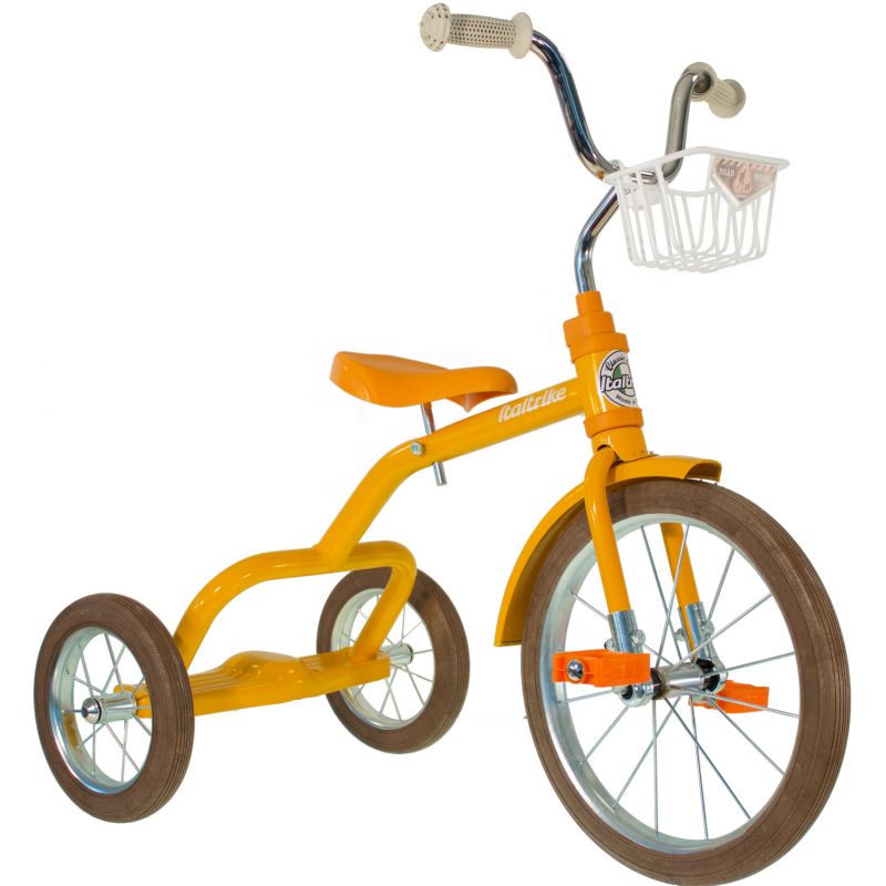 Tricycle Spokes avec panier avant 16'' orange Italtrike