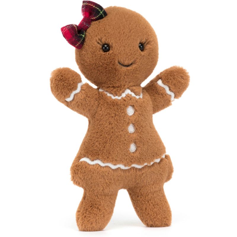 Peluche bonhomme en pain d'épices Ruby (18 cm) Jellycat Produit 1 grande taille