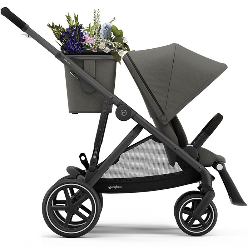 Poussette citadine Gazelle S Soho Grey (châssis noir) Cybex