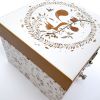 Boîte à musique cube écureuil dans la prairie Lutin Petit Pois  par Trousselier