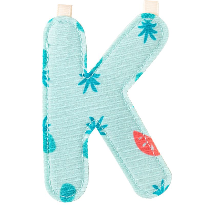 Lettre en tissu à suspendre K (9,5 cm) Lilliputiens