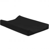 Housse de matelas à langer double jersey noir (50 x 70 cm)