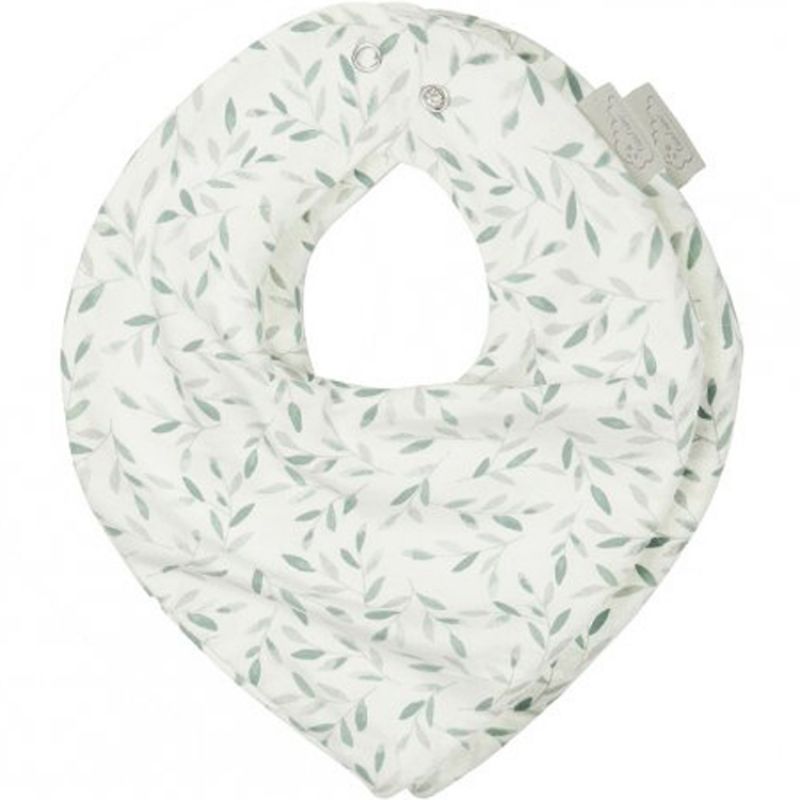 Lot de 2 bavoirs bandanas en coton bio Green Leaves Cam Cam Copenhagen