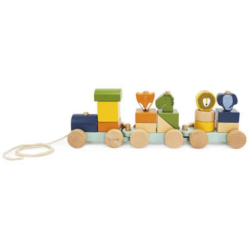 Train animaux en bois Trixie Produit 1