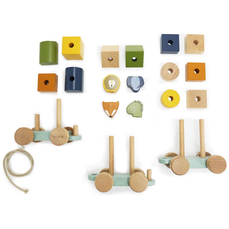 Train animaux en bois Trixie Produit 3