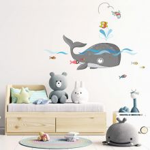 Stickers muraux Baleine  par Série-Golo
