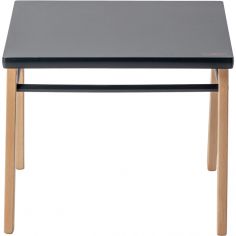 Table d'enfant en bois Gabriel hybride anthracite (50 x 40 cm)