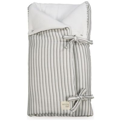 Nid d'ange et couverture Botton Rayures
