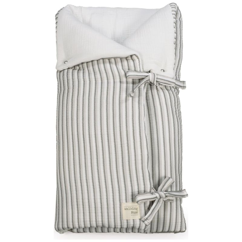 Nid d'ange et couverture Botton Rayures Walking Mum Produit 1
