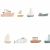 Variation Multicolore du produit Sticker frise murale Bateaux de la marque Mimi'lou