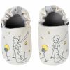 Chaussons en coton et cuir Le Petit Prince et le renard (3-6 mois) - Petit Jour Paris