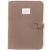 Variation Marron du produit Protège carnet de santé Knot Caramel Glacé de la marque Babyshower