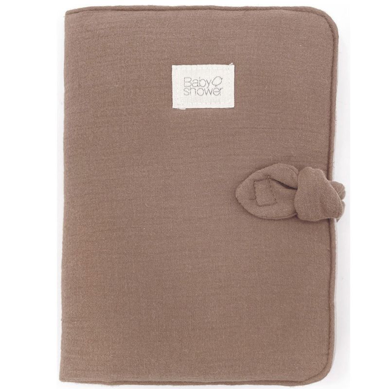 Protège carnet de santé Knot Caramel Glacé Babyshower Produit 1