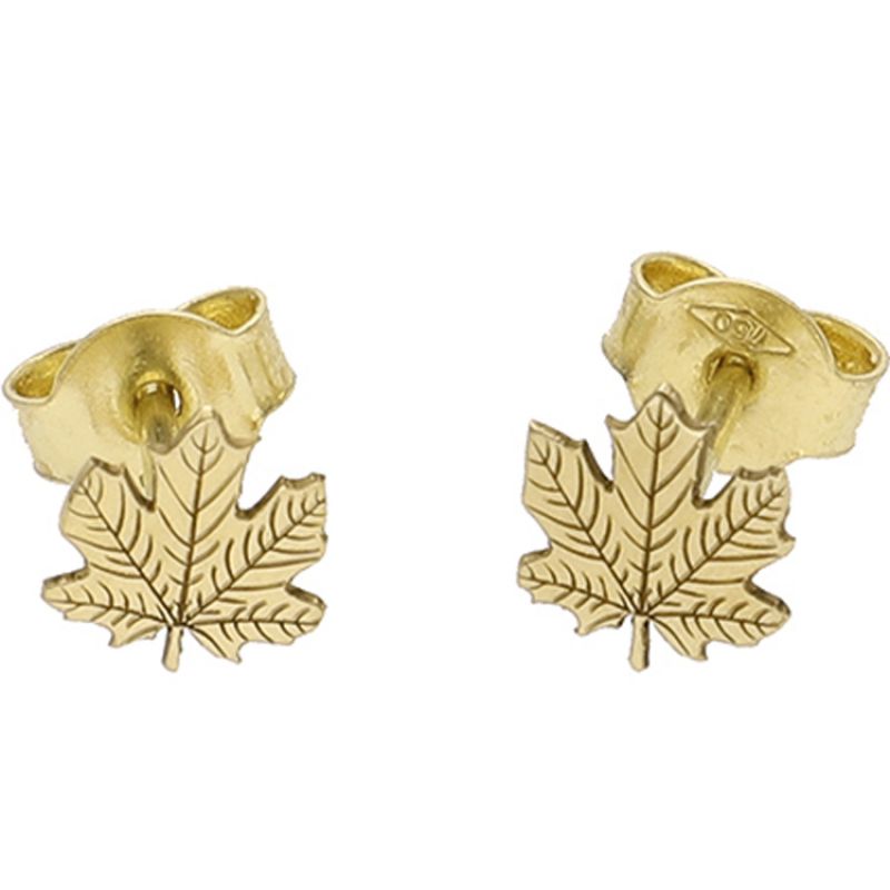 Boucles d'oreilles Feuille (or jaune 375°) Lucas Lucor