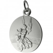 Médaille Ange gardien du chemin 18 mm (argent 925°)  par Martineau