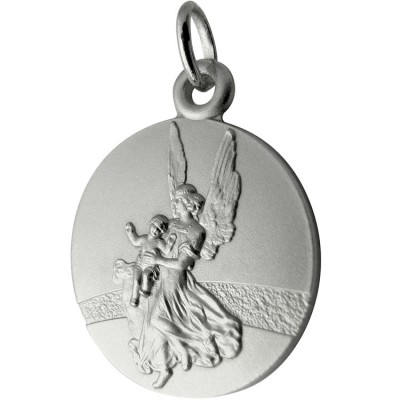 Médaille Ange gardien du chemin 18 mm (argent 925°) Martineau