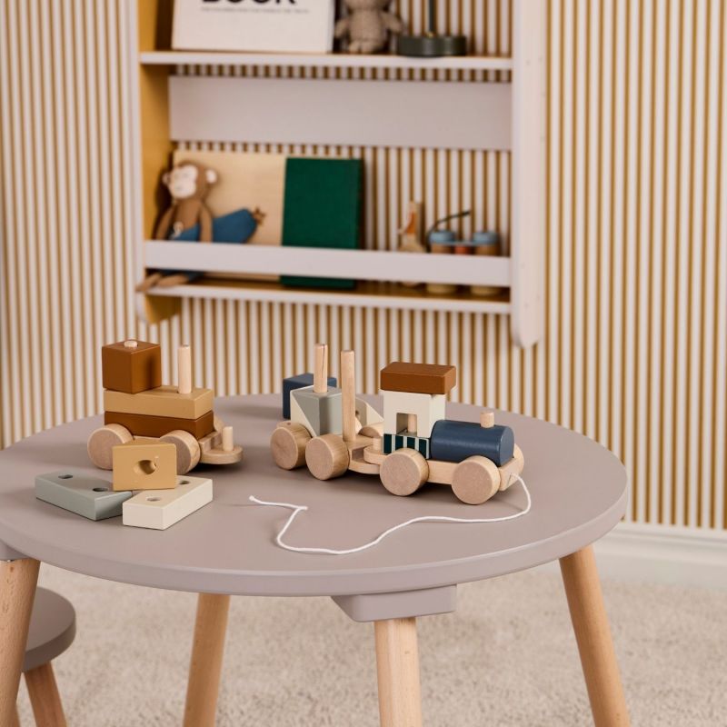 Présentoir à livres Star Gris-Moutarde Kid's Concept Ambiance 7