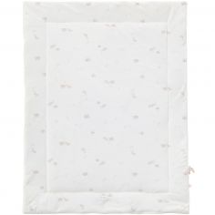 Couverture en veloudoux Bali, Moka & Snow (75x100 cm)