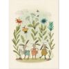 Affiche Lapin Trois petits lapins (50 x 70 cm) - Moulin Roty