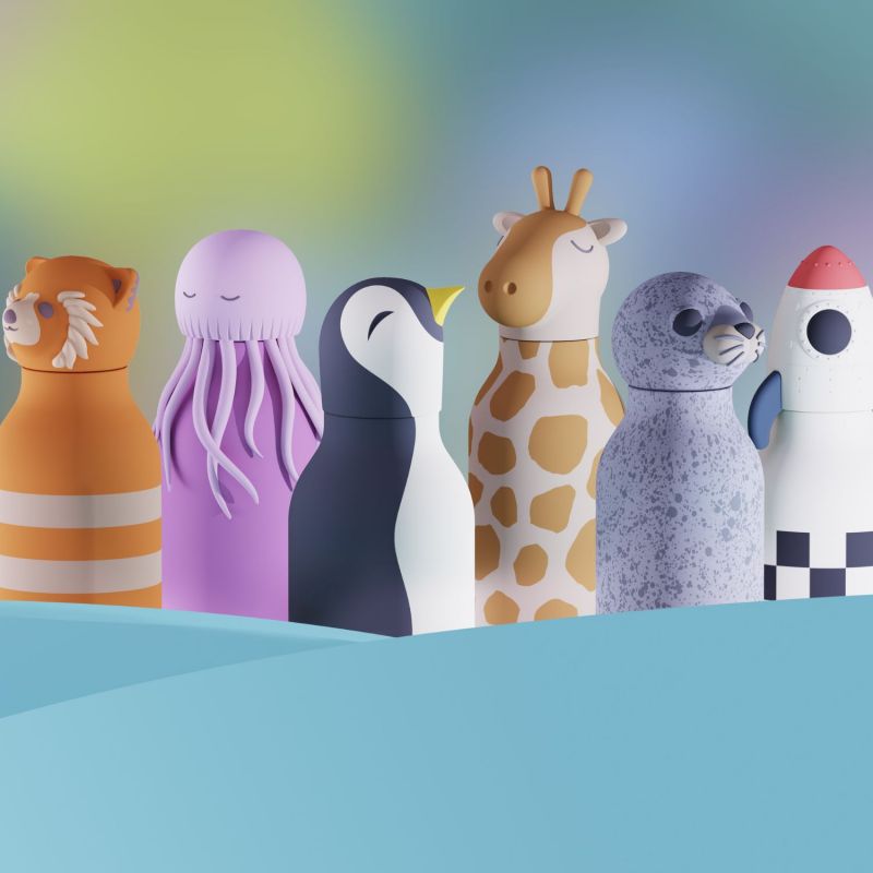 Gourde isotherme Bestie Pingouin (460 ml) Asobu Ambiance 7