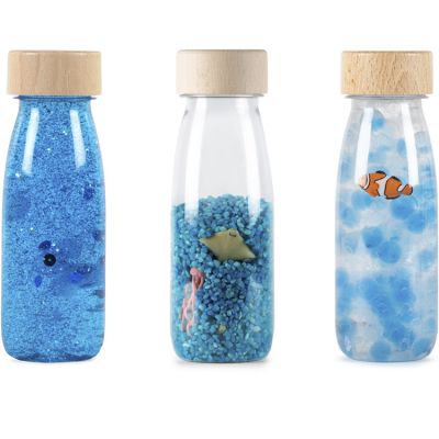 Lot de 3 bouteilles sensorielles Float Serenity  par Petit Boum