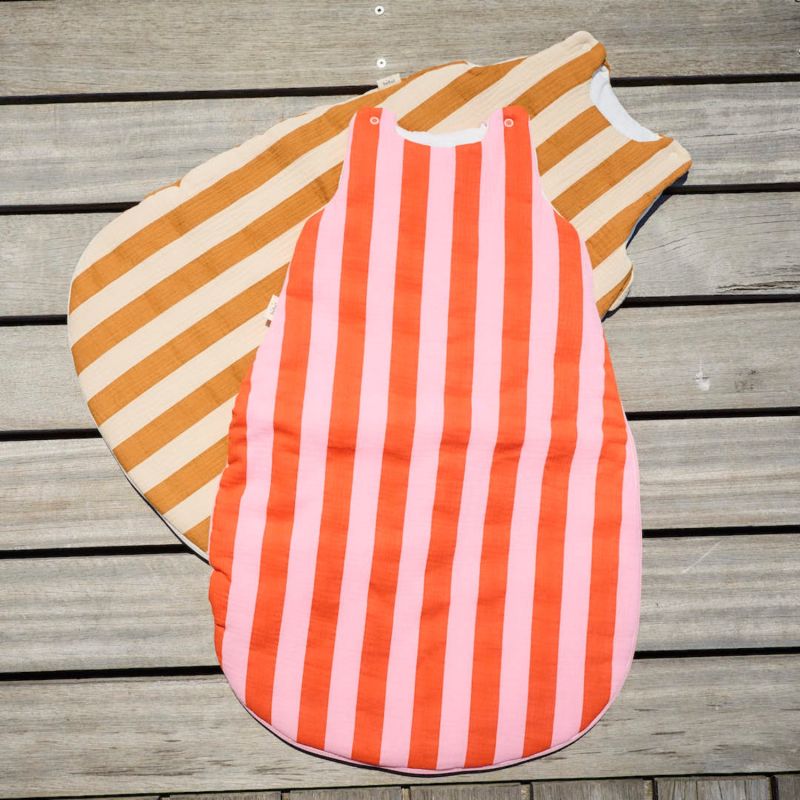 Gigoteuse mi-saison Elma Rose Orange (0-6 mois) BEBEL Ambiance 2