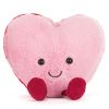 Peluche Amuseable Macaron Colette coeur rose (13 cm) Jellycat Produit 3