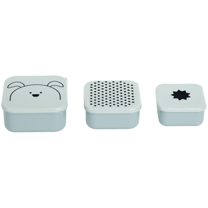 Lot de 3  boîtes à goûter Little Chums chien Lässig
