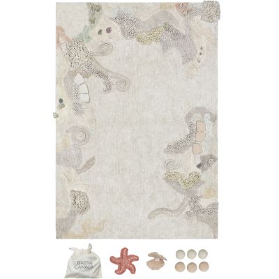 Tapis de jeu lavable Seabed avec 8 accessoires de jeu (140 x 200 cm) Lorena Canals
