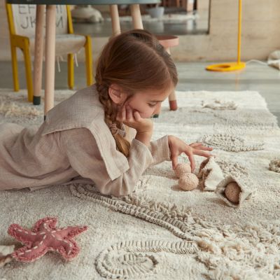 Tapis de jeu lavable Seabed avec 8 accessoires de jeu (140 x 200 cm)