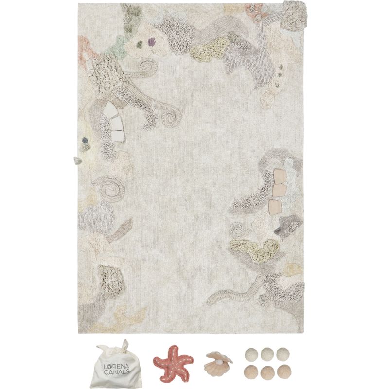Tapis de jeu lavable Seabed avec 8 accessoires de jeu (140 x 200 cm) Lorena Canals Produit 1