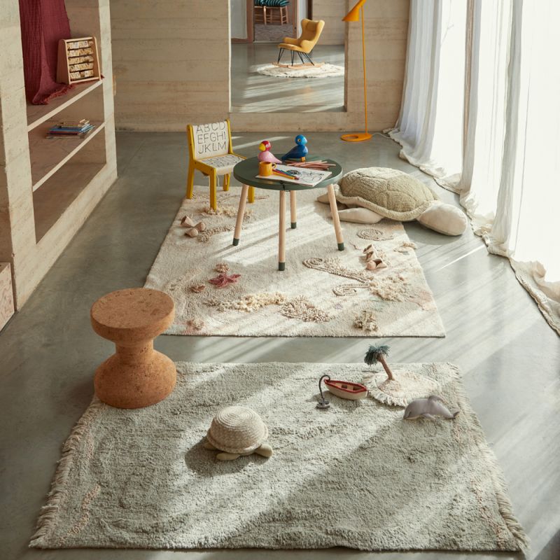 Tapis de jeu lavable Seabed avec 8 accessoires de jeu (140 x 200 cm) Lorena Canals Ambiance 9