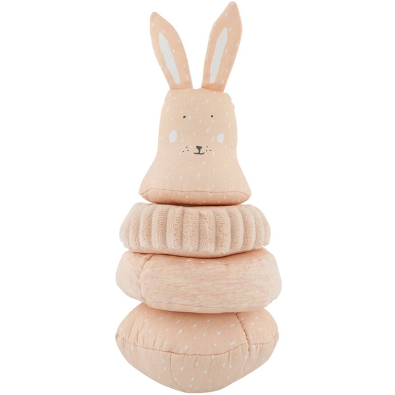 Pyramide en tissu culbuto lapin Mrs. Rabbit Trixie