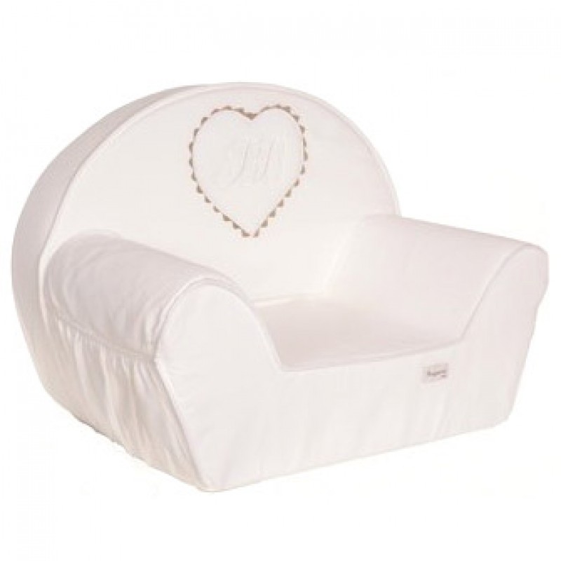 Fauteuil club Emma blanc Maison Nougatine