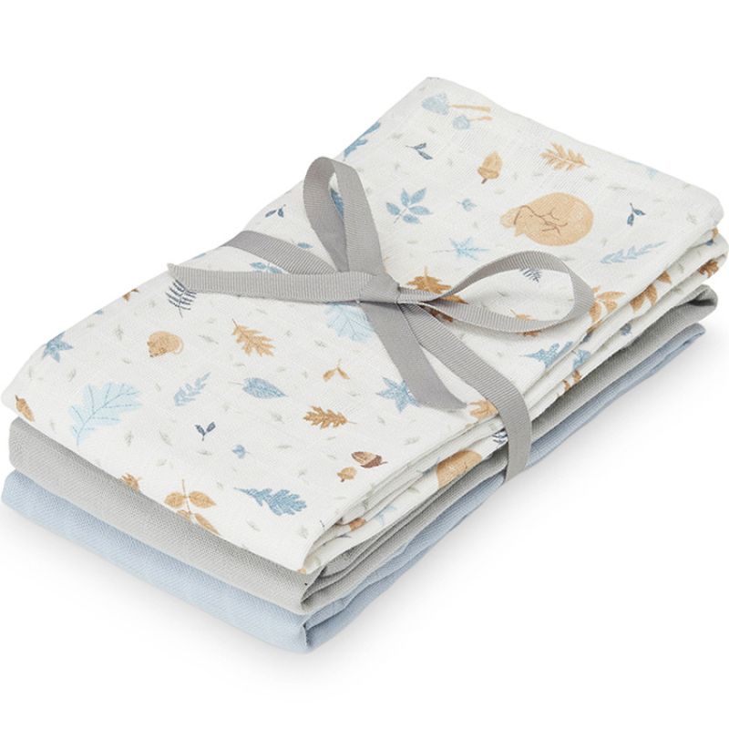 Lot de 3 langes Forest bleu (70 x 70 cm) Cam Cam Copenhagen