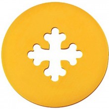 Médaille Mini Croix Occitane 10 mm (or jaune 750°)  par Maison La Couronne