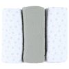 Lot de 3 langes Smart flowers (70 x 70 cm) - Noukie's
